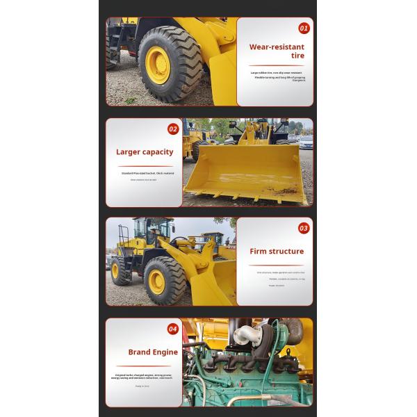 Колесная погрузка 856H Подержанные погрузчики 856Max 856E 856CN 5,5 тонн Погрузчик Ландшафтный дизайн