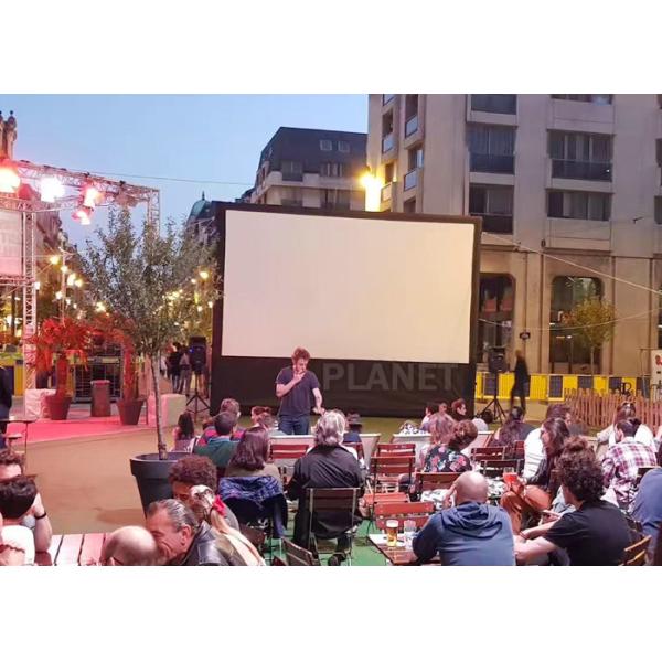 Загерметизированный экран фильма киноэкрана проекции на открытом воздухе задворк раздувной раздувной