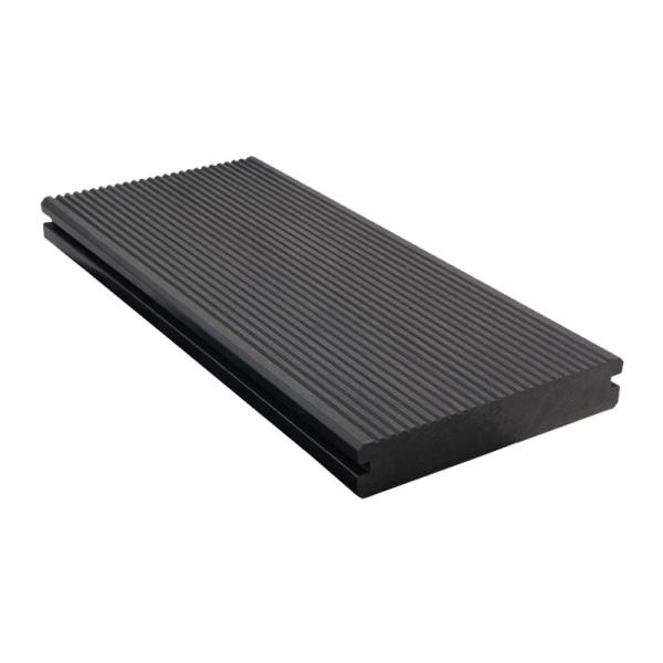 Wood Fiber 138*26mm Solid Composite Decking Waterproof Deck Boards Insect Resistant