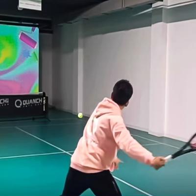 2024 Nouvelle vente à chaud Simulation intelligente intérieure Tennis Expérience Hall Sports
