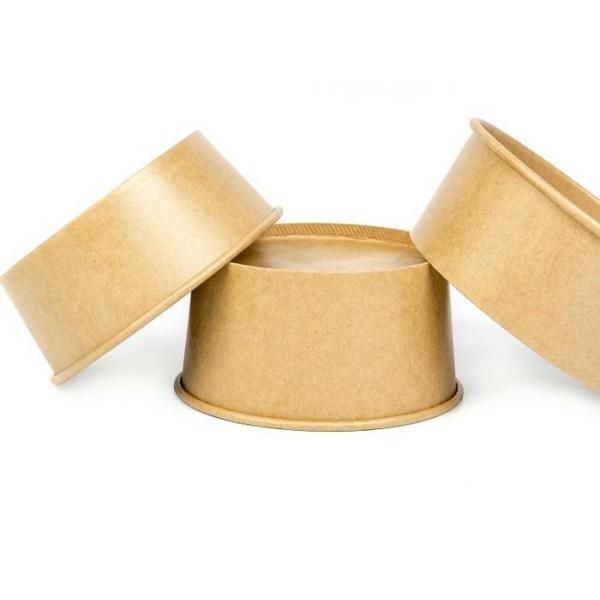 Устранимые на вынос бумажные шары сервировки подгоняли 600пкс/упаковку коробки