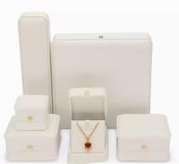 PMS Jewelry Packaging Box Velvet Leather Jewelry Boxes Biodegradable