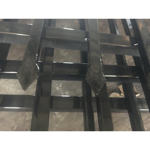 25mm*25mm picket Spear top black steel fence