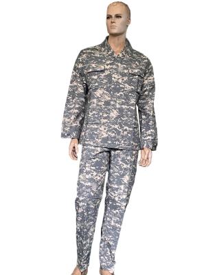 Men's BDU Field Ripstop Safety Uniform Desert Camo Shirt And Pants Tear Resistant Combat Digital Camo Training Suit Set