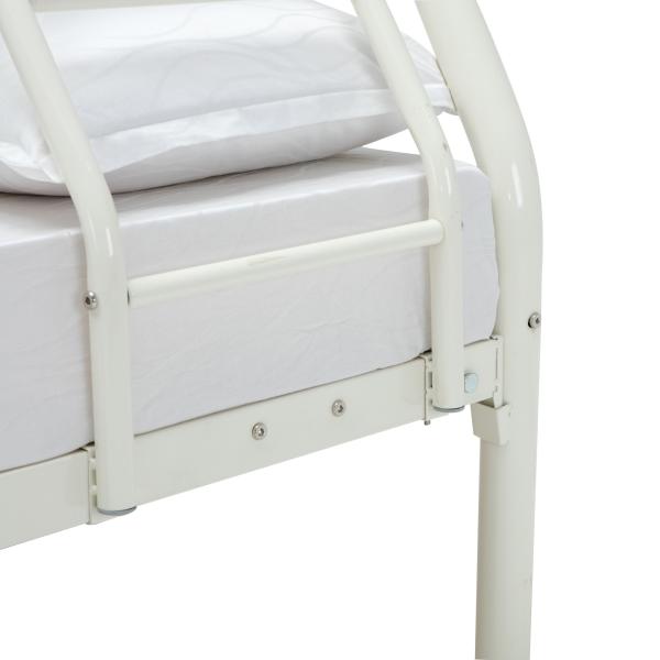 Space Saving Design Metal Platform Bed , Steel Pipe Bunk Bed For Adults