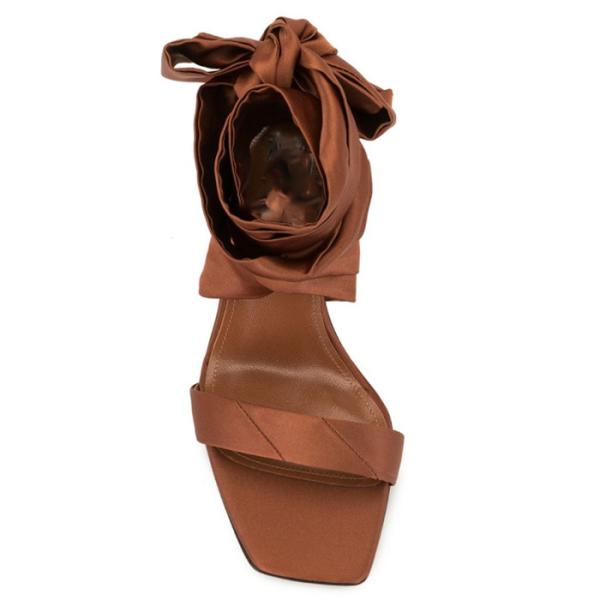 Strap UK4 9inch Women'S High Heel Sandals 95mm Open Toe High Heel Shoes