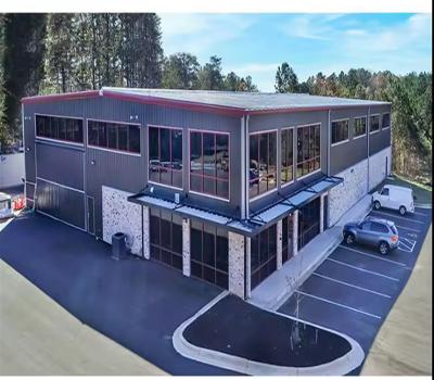 Custiomized Color Workshop Sheds Pre Engineered Structure Steel Frame House