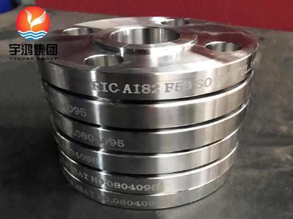 FLANGE FORJADA DE AÇO FRENTE E VERSO SUPER B16.5 DE ASTM A182 F53 UNS S32750