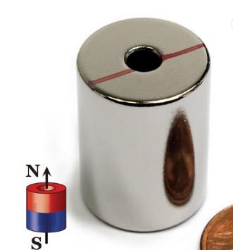 N35-N52 Permanent Neodymium Cylinder Magnets For Motor Generator