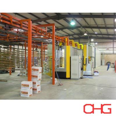 Stainless Steel/PVC/Carbon Steel Powder Coating Spray Booth with PLC Control Unit