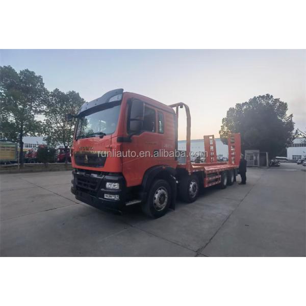 Exportación Euro II Razonable HOWO Camión de cama baja plana de 25 toneladas, 9 metros de longitud