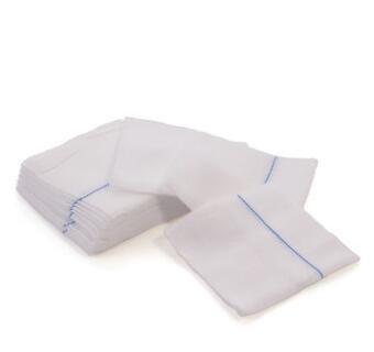 Natural Cotton Absorbent Gauze Sponge Bleached Medical Sterile Gauze Swab