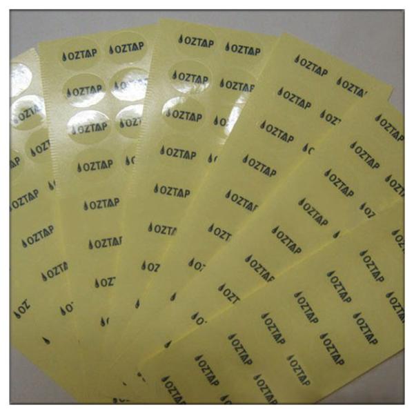 Waterproof Custom Clear Vinyl PVC Transparent Self Adhesive Sticker Label ,Bottle Glass Self Adhesive PVC Label Sticker