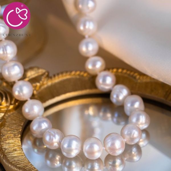 New Freshwater Pearl Stitching Stainless Steel Accessories Personality High-grade Jewelry Necklace for Women