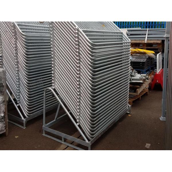 50 x Police Crowd Barrier / Met Barrier Metal Barrier