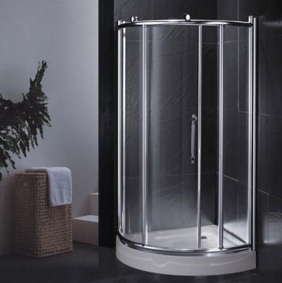 Modern Design Bathroom Shower Screens Simple Sliding Round Shower Room Enclosure
