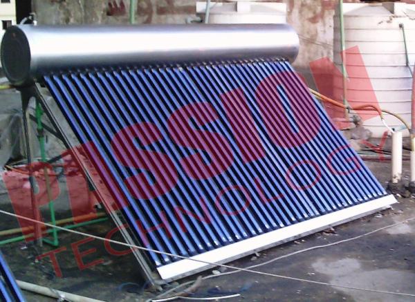Intelligent Controller Vacuum Tube Solar Water Heater For Home Various Capacity