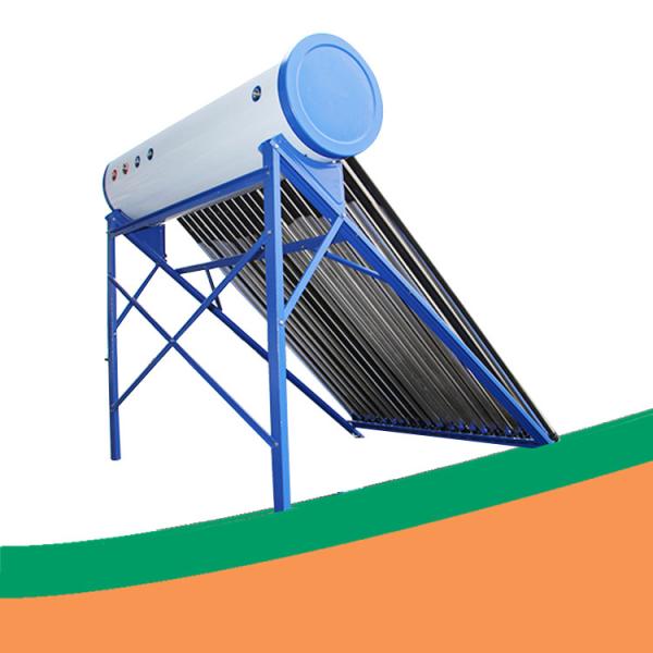 SUS316 Non Pressure Solar Water Heater 120L Galvanized Steel Vacuum Tube