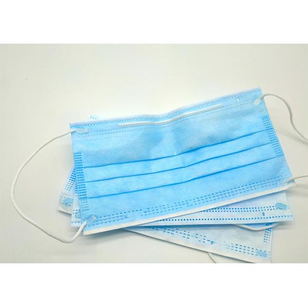 Adult 3 Ply Disposable Face Mask For Air Pollution Earloop Medical Mask