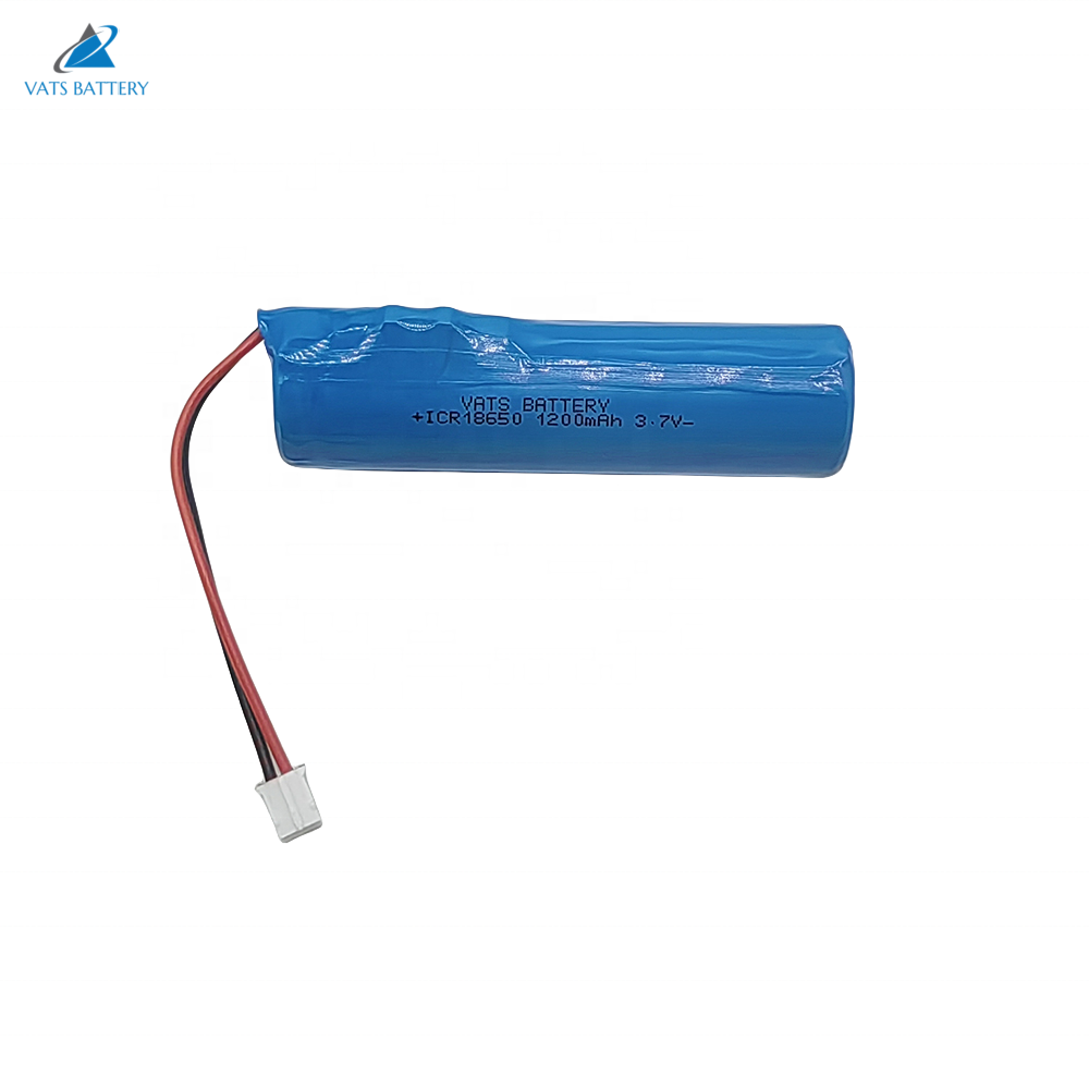 3.7V 1200mAh 18650 Lithium-ion Battery Pack with PCB Protection for Power Tools and Electronics