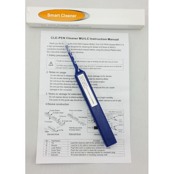 1.25mm LC/MU Fiber Optic Tools Face Cleaning Pen One Click Connector End