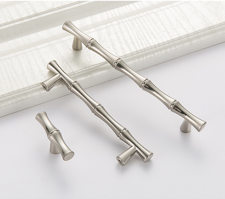 Modern Solid Alloy T-Bar Drawer Pull Handle Golden Luxury Furniture Handles for Kitchen Dresser Bedroom Apartment Use Factory