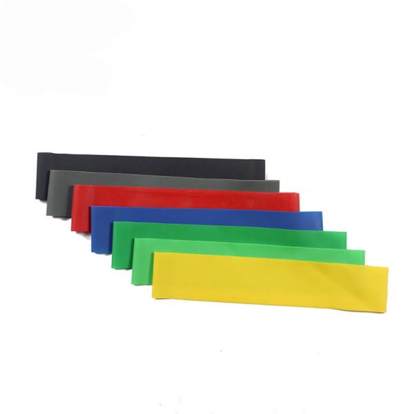 Rehabilitation training and yoga resistance tension fitness latex strip elasticity 50*5*0.3cm