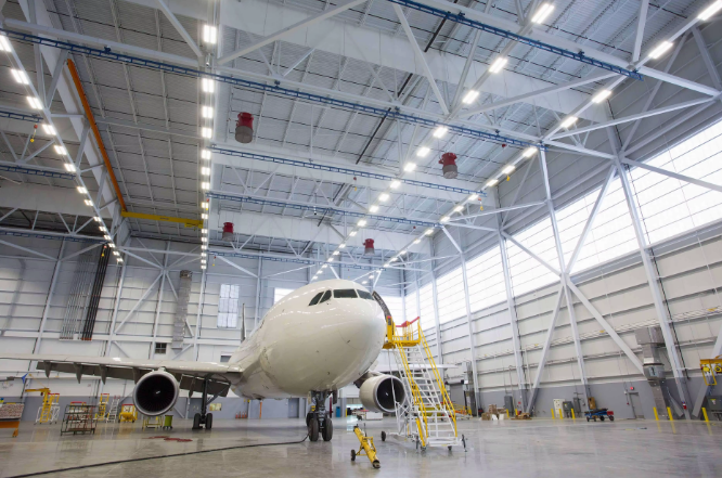 Modern Prefabricated Lightweight Steel Frame Airplane Steel Hangar Storage Room Building