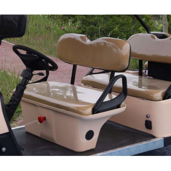 Chinese 6 Seater Electric Golf Cart Lead Batteries With Charging Ports Zero Emissions