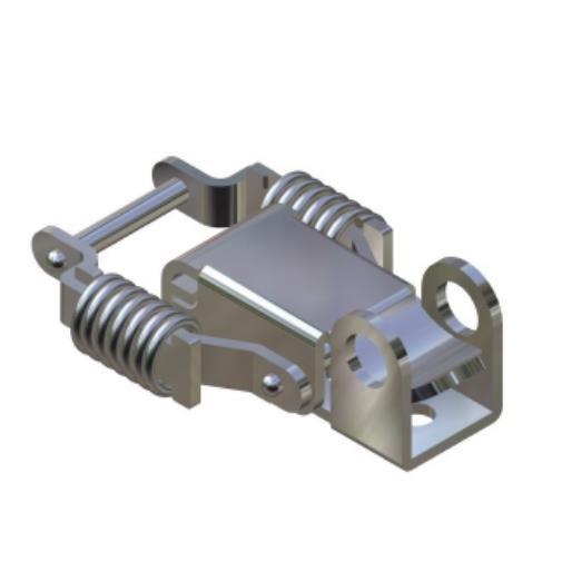 Shockproof 304 Spring Damping Draw Latches Spring Loaded Toggle Latch