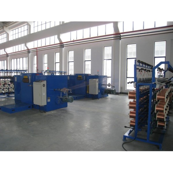 Passive Active Pay Off Copper Wire Bunching Machine Equipment 50 Heads Set