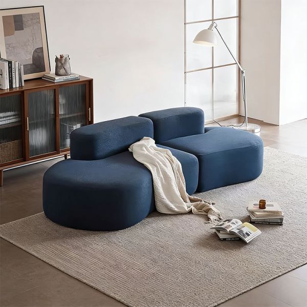 Modern Compressible Modular Sectional Sofa Space Saving Vacuum Pack Couch For Living Room Apartment