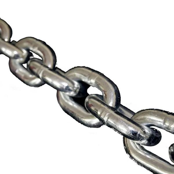 Cadenas de remolque de automóviles galvanizadas de transporte G70 de trabajo pesado con ganchos Carga de ensayo 48kN