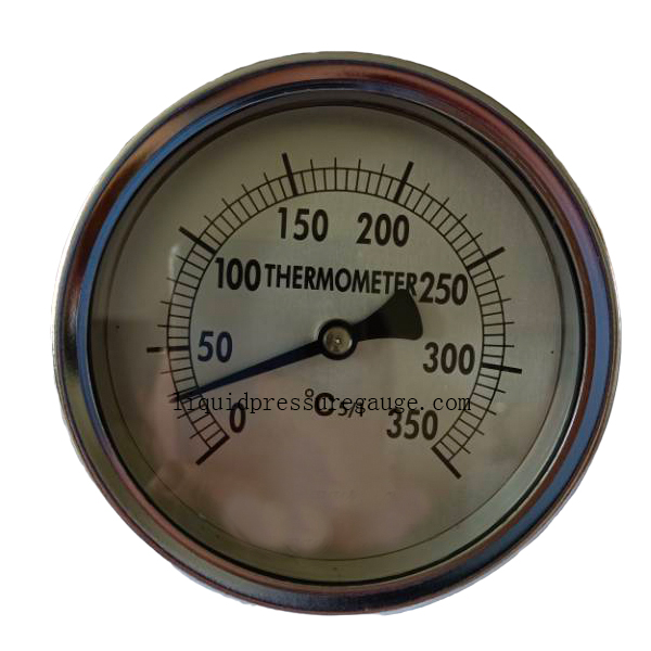 Bimetal Strip 350C 2.5in 60mm Industrial Bimetal Thermometer 1/2 NPT
