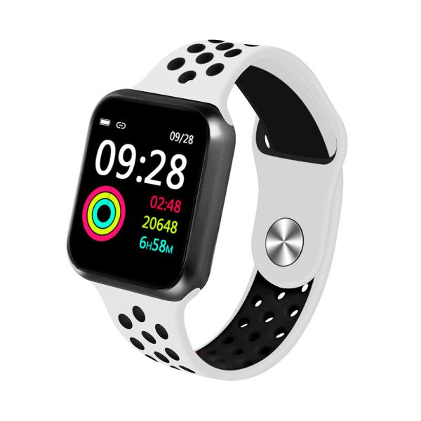 F3 NFC Android Exercise Smartwatch For Older Person 180mAh Tracker Electronic Ink Green