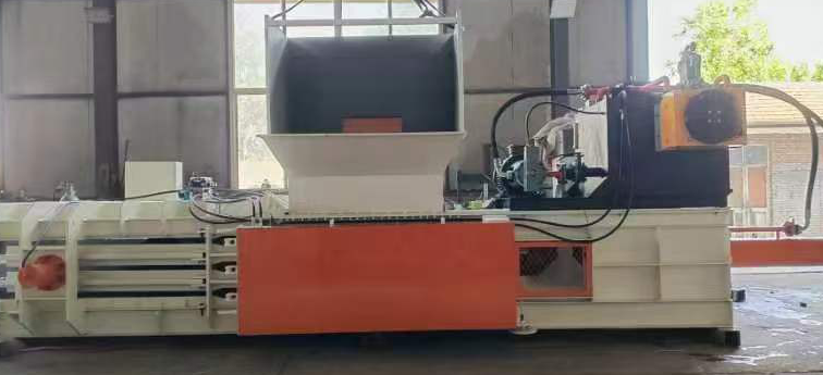 15T Hydraulic Baler Machine With PLC Control Touch Screen High Strength Steel Frame
