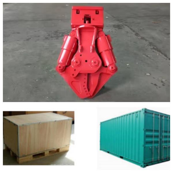 Parties de machines de construction Ciseaux pour excavatrice à double cylindre pour la découpe et le démontage