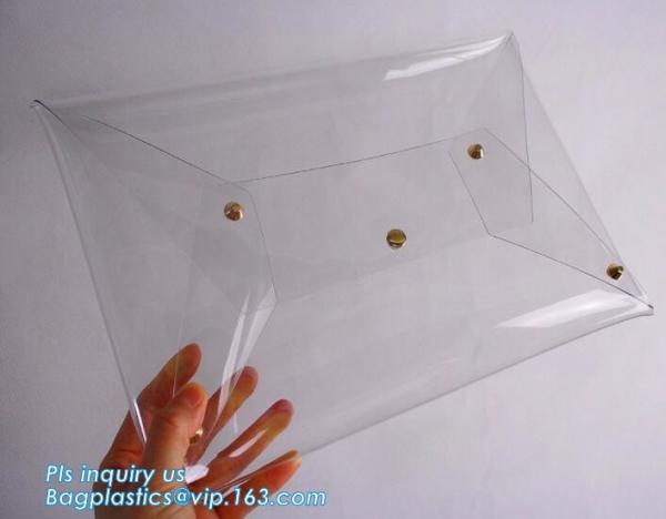 Transparent Clear Vinyl PVC Clutch Bag Made In China, PVC Jelly Clear Clutch Purse Lady Crossbody Flap Bags Chain Handba