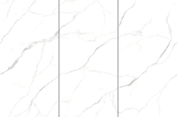 900x1800mm Polished Glazed Porcelain Tiles - Carrara White AAA Grade
