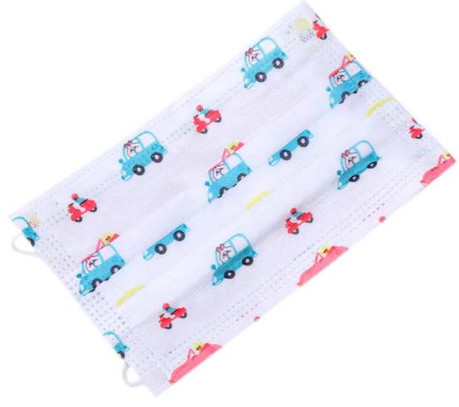 Non Woven Children Disposable Mask , Breathable Earloop Face Mask