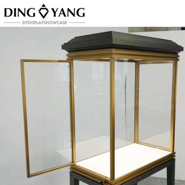 Beautiful Appearance Lockable Jewelry Display Cabinet 27.5x18x69 Inches