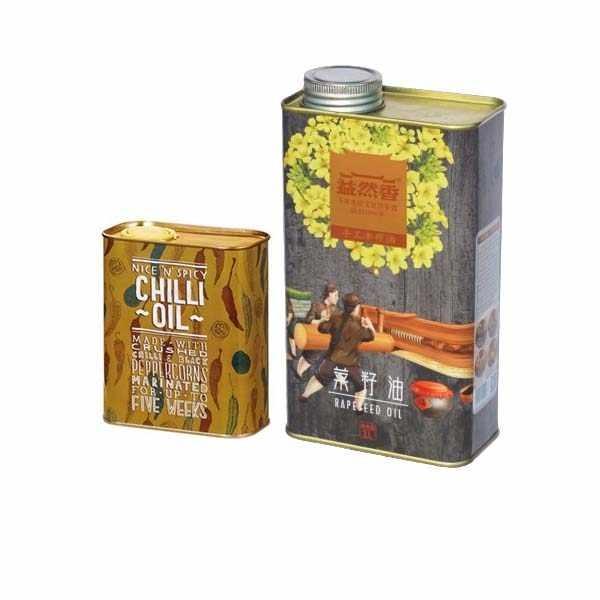 China Factory With Cooking Oil Can Food Grade For Food Packaging Olive Oil Box