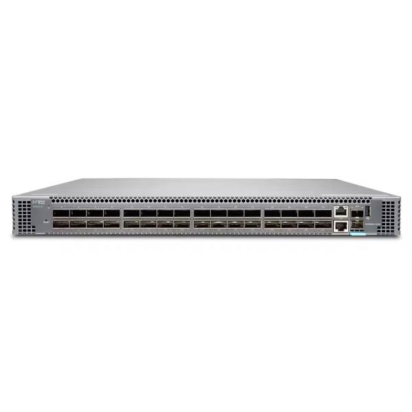 Juniper QFX5120-32C-DC-AFI 32 Ports Gigabit Ethernet Network Switch with 6.4 Tbps Capacity and 550 Nanoseconds Latency