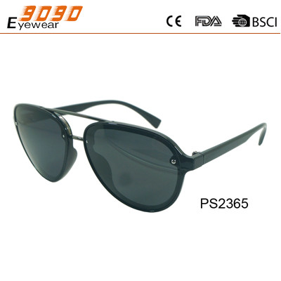 Fashionable sunglasses with top bar on the frame,suitable for men and women