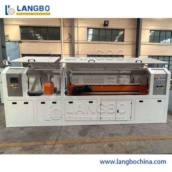 20 M Plastic PVC Profile Extrusion Line For Wall Ceiling Corner Tile Making