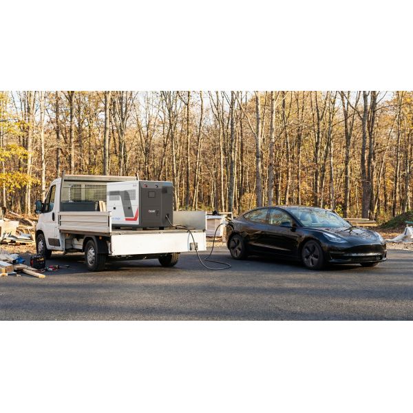 100KW Mobile EV Charging Station 170A Portable Emergency EV Charger For Trucks Vans