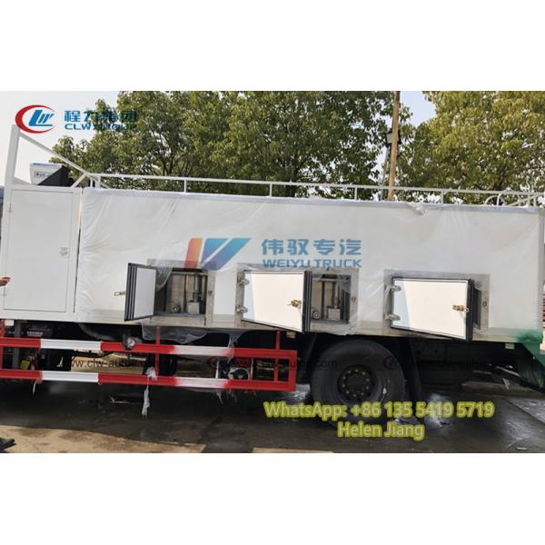 Dongfeng 4x2 10T Live Fish Delivery Truck With Survival Rate 99%