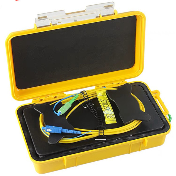 Singlemode OTDR Launch Cable Box With Test Extension Line For Dead Zone Eliminator
