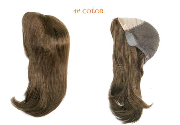 Ready to Ship Alopecia Wigs highest human Hair Silk base Kosher Wigs Cuticle Aligned medical wig