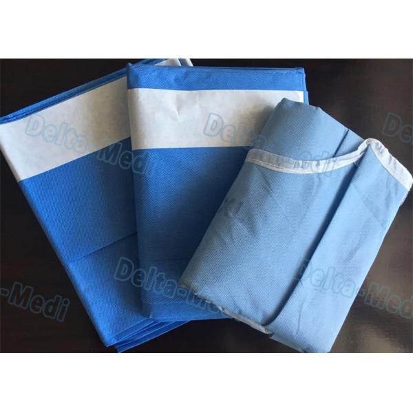 Spine Surgery Disposable Surgical Drapes With Liquid Collection Pouch And Insice Film